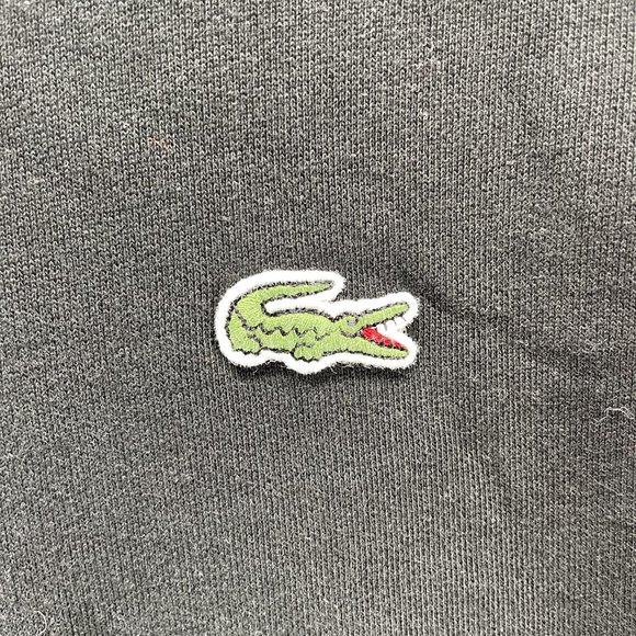 Lacoste Sweater Men's Large Adult Black Green Long Sleeve Crewneck Outdoors - Picture 2 of 11